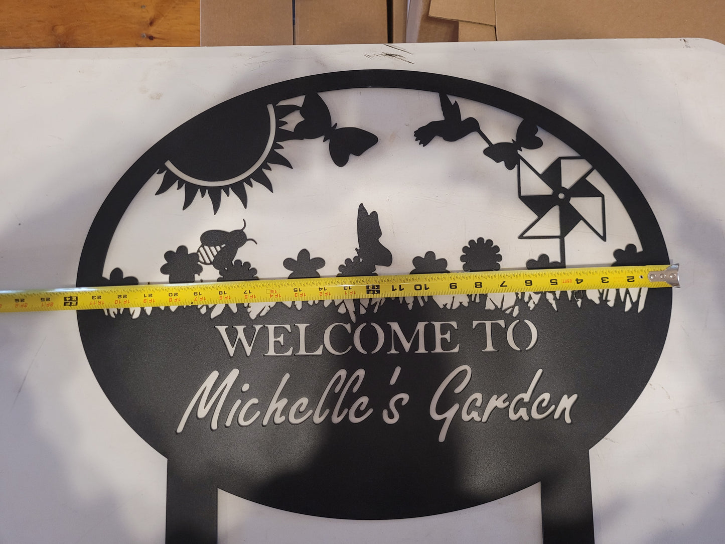 Metal Sign for Garden, Personalized Garden Sign, Custom Garden Sign on Stake, Metal Garden Sign, Nana Gift, Garden Gifts, Gardener Decor