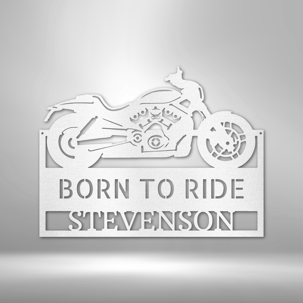 Custom Motorcycle Metal Wall Art, Personalized Motorcycle Name Sign Decoration, Custom Motorcycle Art, Personalized Biker Name