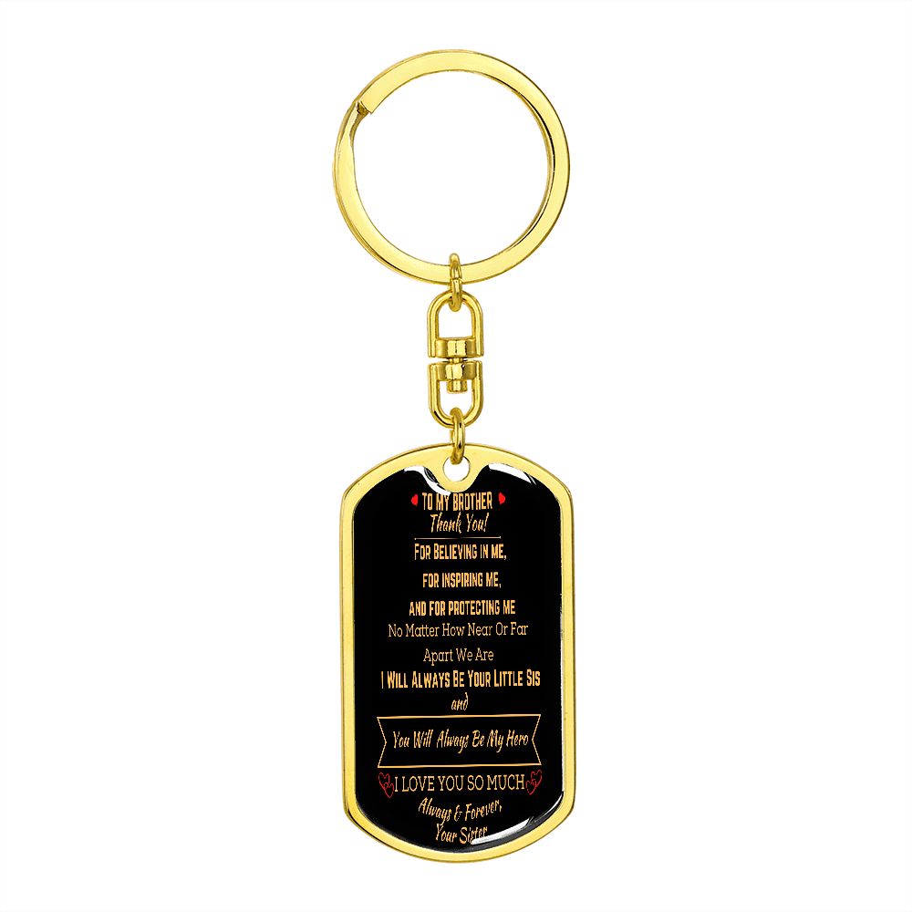 Personalized Keychain - Up to 9 people - Brother & Sister The Greatest  Gifts Are Not Wrapped In Paper But In Love